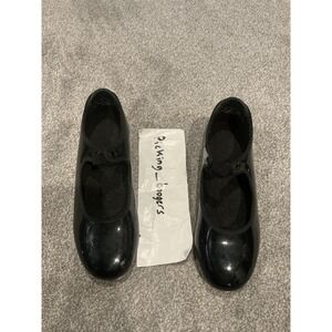 Size 5m Youth Black Capezio Tap Shoes